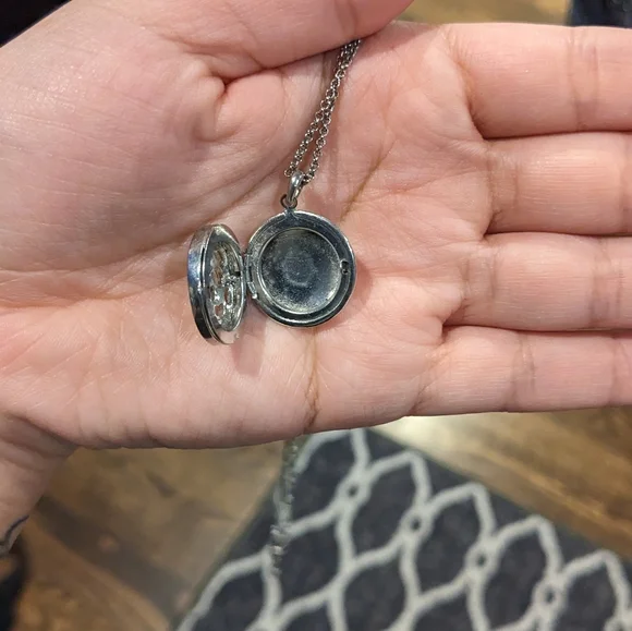 Pink Rhinestone Locket - Picture 3 of 5